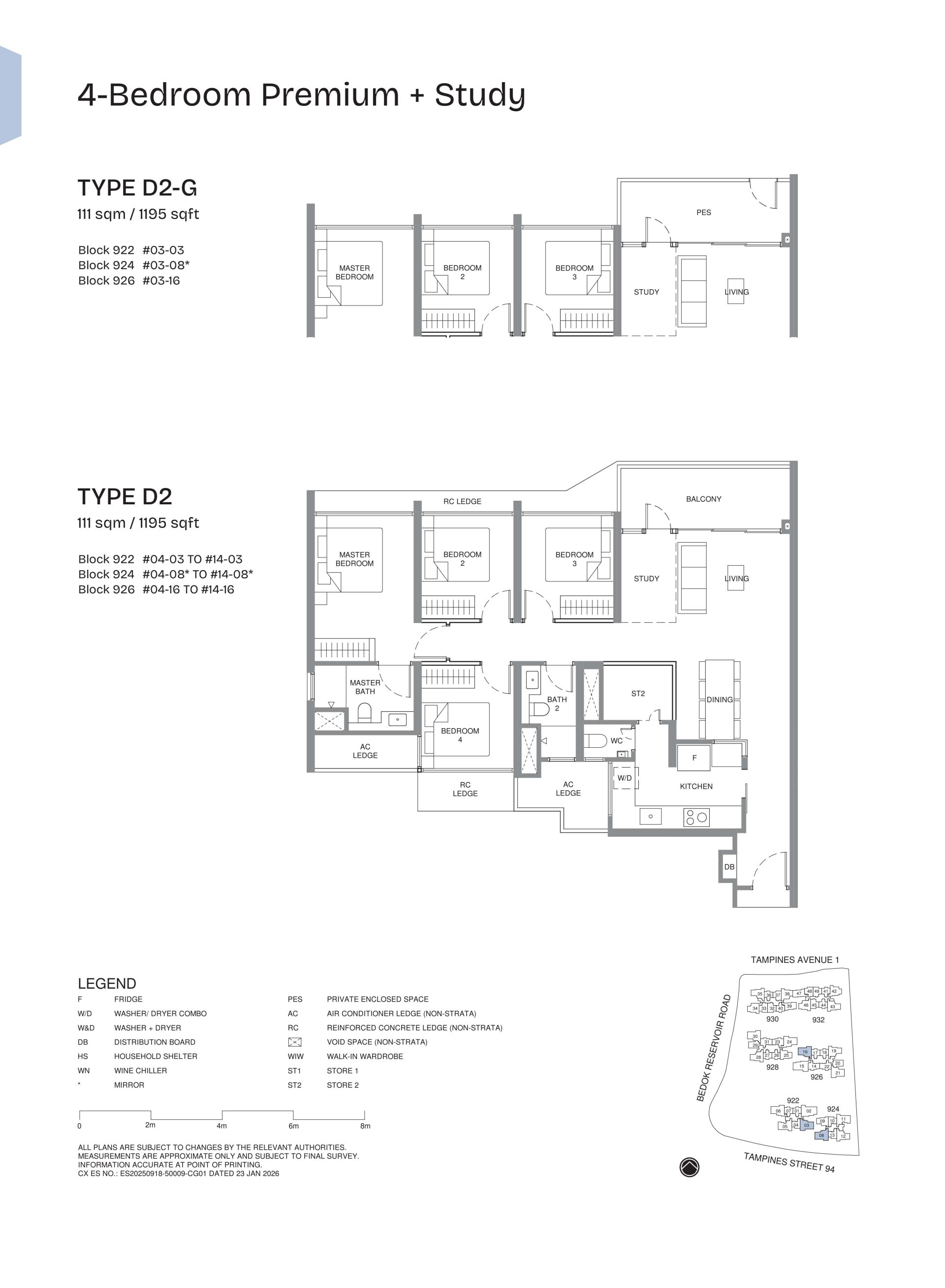 Pinery Residences floorplan